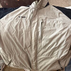 Columbia Men's Light Gray Performance Jacket 4Xl. Read
